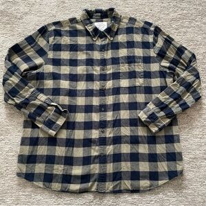 St. John's Bay Super Soft Men's Size 2XL Red Buffalo Check Flannel 100% Cotton
